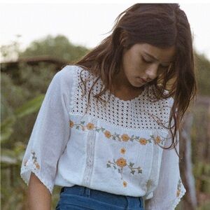 Golden Brown - Hinterland Blouse ~ Black Eyed Susan